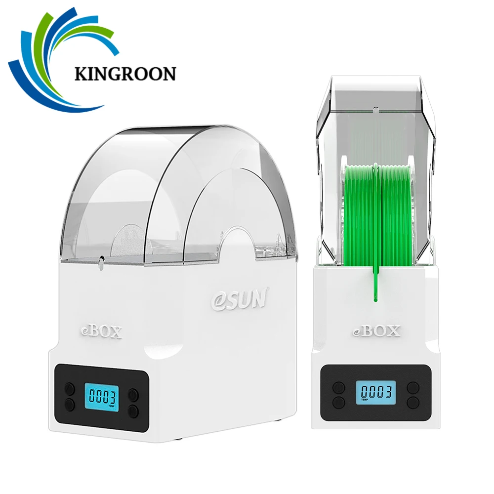 KINGROION eSUN eBOX 3D Printing Filament Box Filament Storage Holder Keeping Filament Dry Measuring Filament Drying Box
KINGROION eSUN eBOX 3D Printing Filament Box Filament Storage Holder Keeping Filament Dry Measuring Filament Drying Box