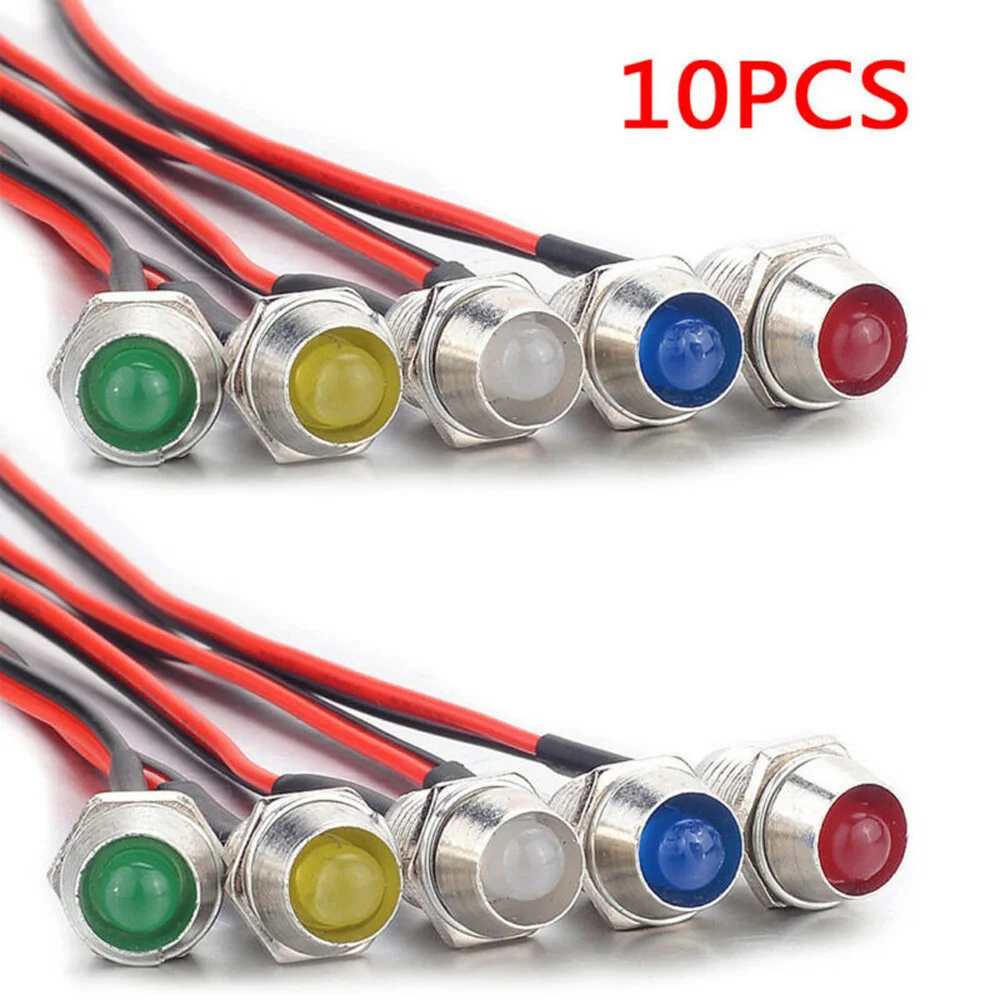 10pcs Car LED Indicator Lights Indicate Direction Cars Turn Applicable to Dashboard Truck Boat lightings & lamps auto parts
10pcs Car LED Indicator Lights Indicate Direction Cars Turn Applicable to Dashboard Truck Boat lightings & lamps auto parts