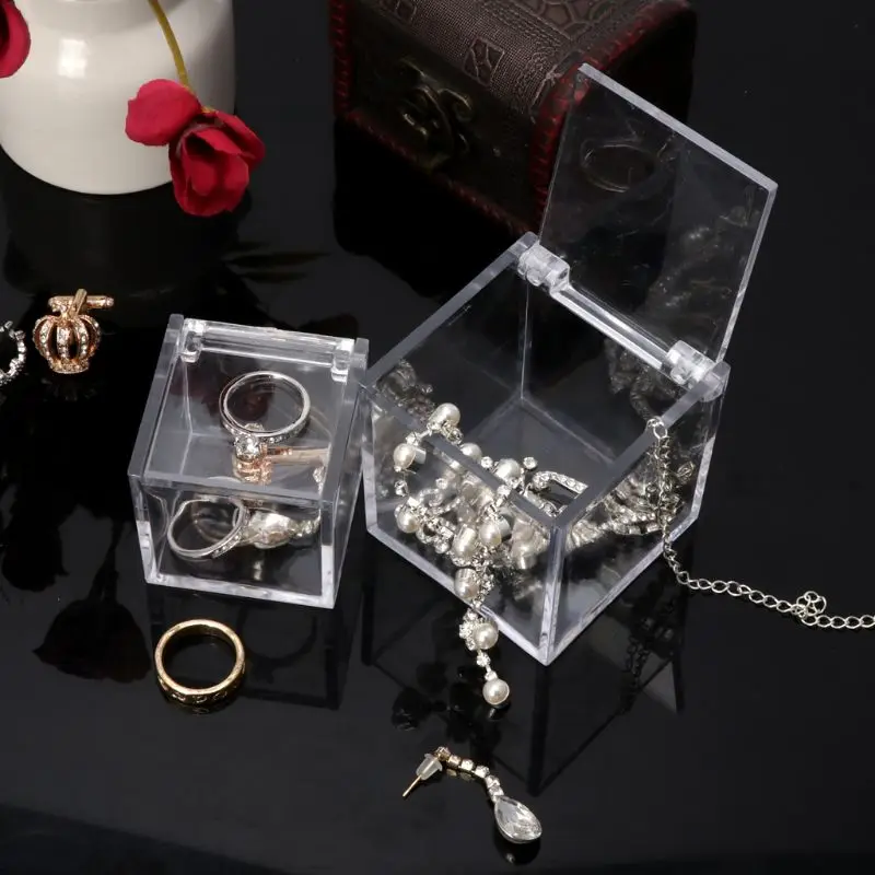 12Pc Transparent Acrylic 5 Sided Display Storage Box Case Square Cube Props Box
12Pc Transparent Acrylic 5 Sided Display Storage Box Case Square Cube Props Box