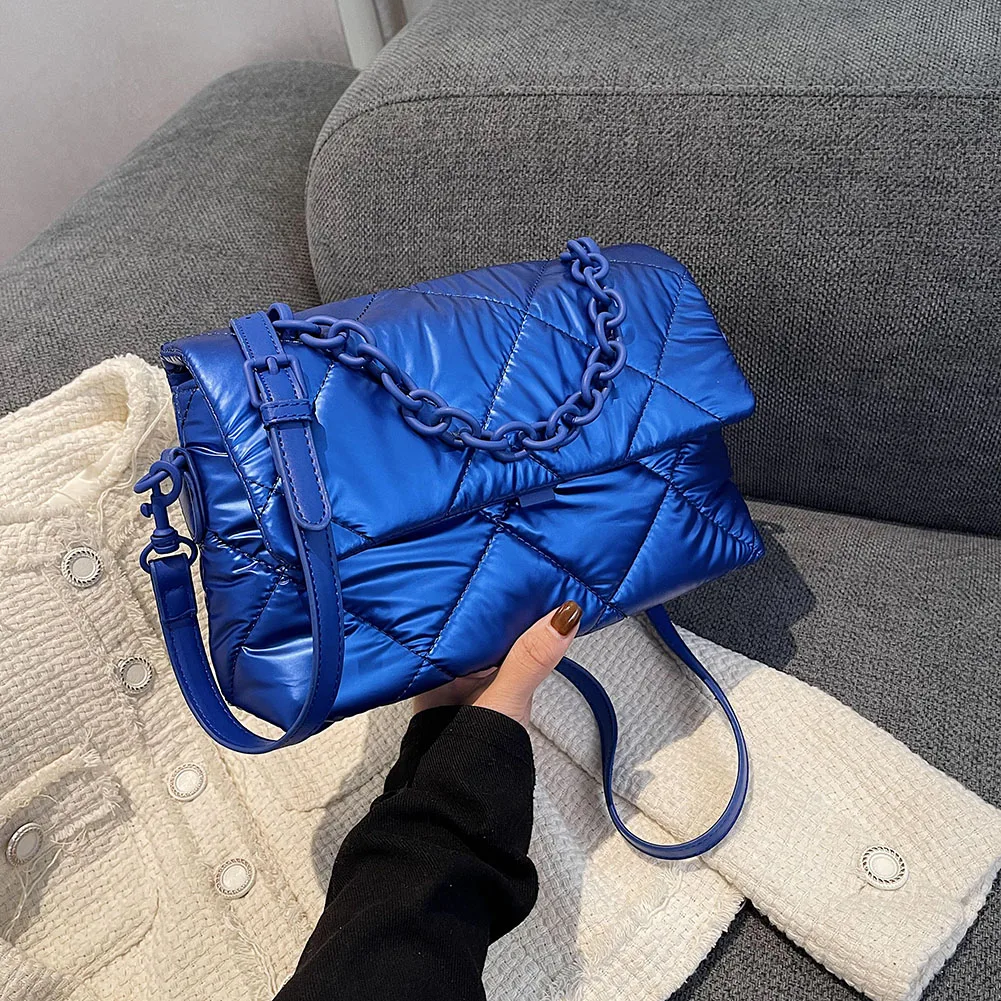 Luxury Space Cotton Shoulder Bags For Women 2022 Winter Crossbody Diamond Lattice Quilted Down Bag Designer Handbag Messenger
Luxury Space Cotton Shoulder Bags For Women 2022 Winter Crossbody Diamond Lattice Quilted Down Bag Designer Handbag Messenger
