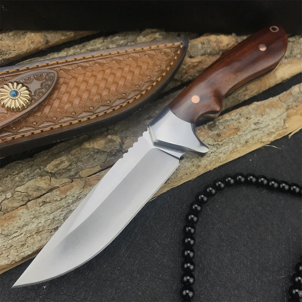 Outdoor Self Defense DC53 Blade Portable Knife Sharp Field Survival Tactical Straight Knife Pocket Saber With Leather Scabbard
Outdoor Self Defense DC53 Blade Portable Knife Sharp Field Survival Tactical Straight Knife Pocket Saber With Leather Scabbard