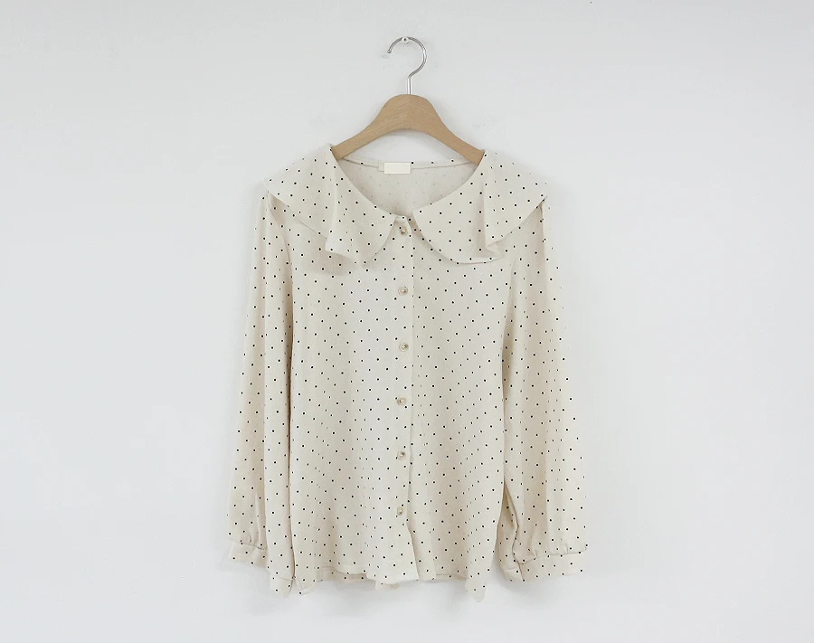 Dot Fashion Women's Blouse 2019 new Spring Woman Blouses Loose Long Sleeve Shirts Print Women Tops Harajuku
Dot Fashion Women's Blouse 2019 new Spring Woman Blouses Loose Long Sleeve Shirts Print Women Tops Harajuku