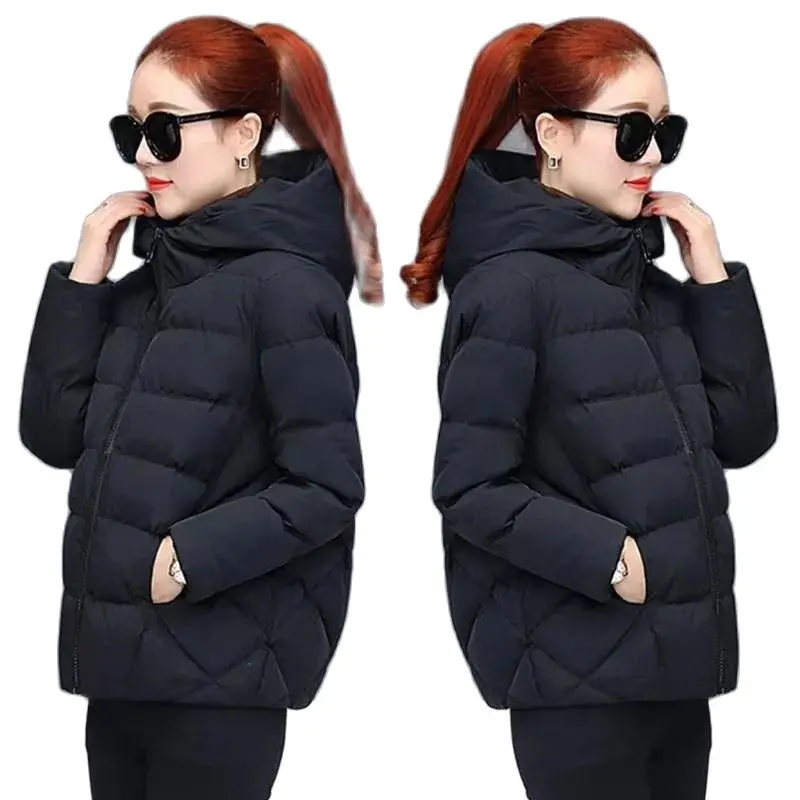 Ladies' Cotton Clothes Outerwear 2021 Winter Loose Hooded Mid Long Women's Cotton Coats Women's Warm Padded Overcoat Parka
Ladies' Cotton Clothes Outerwear 2021 Winter Loose Hooded Mid Long Women's Cotton Coats Women's Warm Padded Overcoat Parka