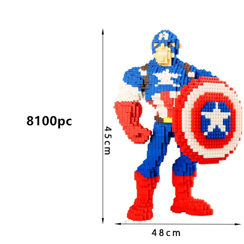 BIG Marvel Toys The Avenger Endgame Super Hero Captain America Spider Man Iron Man Action Figure toys blcok Educational toys
BIG Marvel Toys The Avenger Endgame Super Hero Captain America Spider Man Iron Man Action Figure toys blcok Educational toys