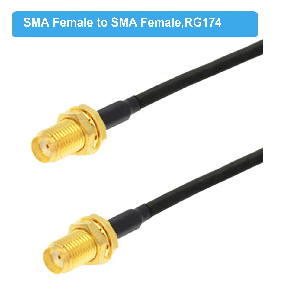10pcs SMA Female to RP SMA Female WiFi Router Antenna Adapter Extension Cable RF RG174 Coaxial Cable Custom Coax Pigtail Jumper
10pcs SMA Female to RP SMA Female WiFi Router Antenna Adapter Extension Cable RF RG174 Coaxial Cable Custom Coax Pigtail Jumper