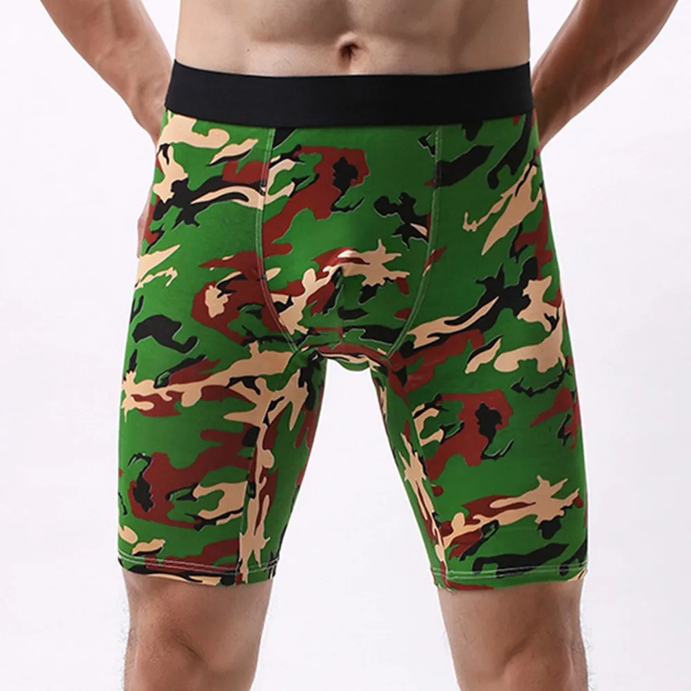 Sports Men Sexy Long Boxer Shorts Cotton Camouflage Print Breathable Underwear Panties Briefs Swimming Trunks Sleep Bottoms
Sports Men Sexy Long Boxer Shorts Cotton Camouflage Print Breathable Underwear Panties Briefs Swimming Trunks Sleep Bottoms