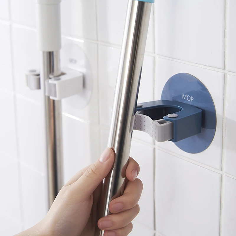 Wall Mounted Storage Mop Organizer Holder Clip Seamless Mop Hook With Mounted Hanging Brush Broom Hanger Storage Rack Kitchen 
Wall Mounted Storage Mop Organizer Holder Clip Seamless Mop Hook With Mounted Hanging Brush Broom Hanger Storage Rack Kitchen