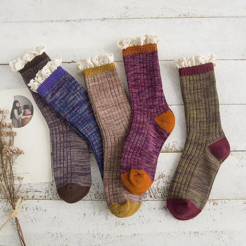 New Lace Frilly Ruffle Socks Retro Striped Soft Cotton Female Socks Kawaii Cute Sweet Princess Socks Girls Comfortable Stocking
New Lace Frilly Ruffle Socks Retro Striped Soft Cotton Female Socks Kawaii Cute Sweet Princess Socks Girls Comfortable Stocking