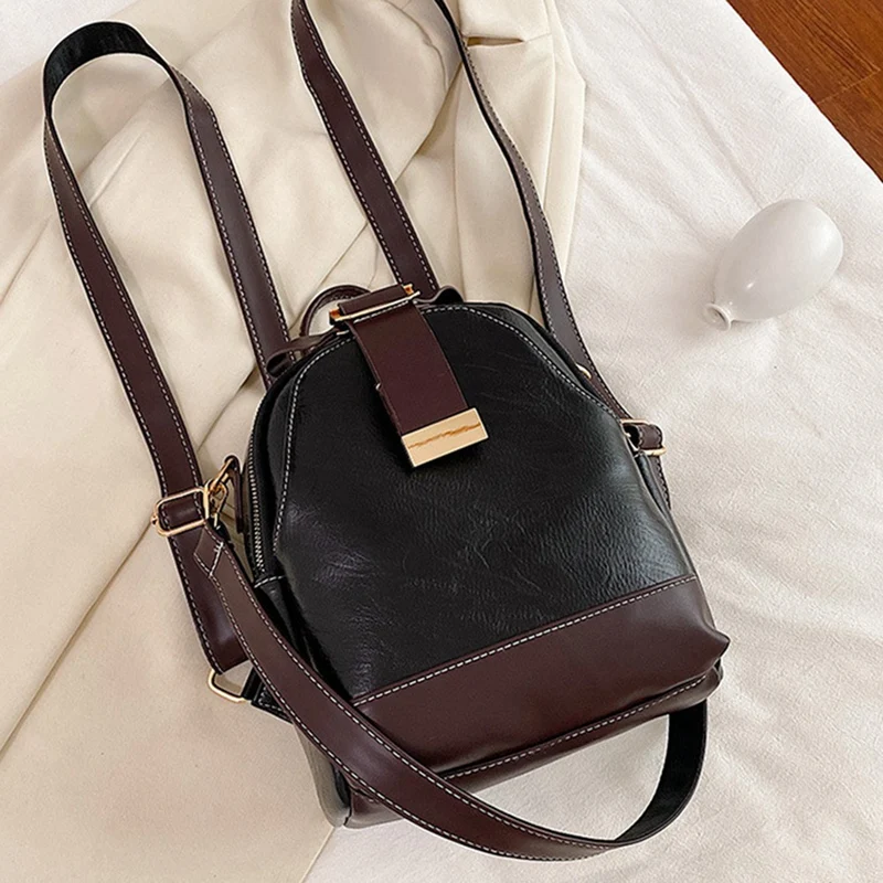 Ladies Fashion Pure Color PU Leather Backpack, Female Small Backpack, Lady Backpack
Ladies Fashion Pure Color PU Leather Backpack, Female Small Backpack, Lady Backpack