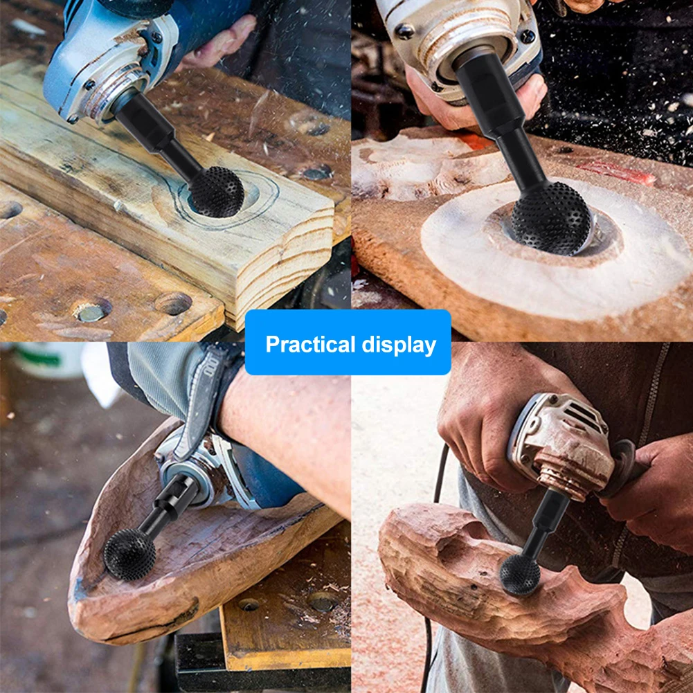 Woodworking 40MM Carbide Rotary Burr Wood Carving Polishing Engraving Drilling Bits Grinding Head For 10mm/14mm Angle Grinder
Woodworking 40MM Carbide Rotary Burr Wood Carving Polishing Engraving Drilling Bits Grinding Head For 10mm/14mm Angle Grinder