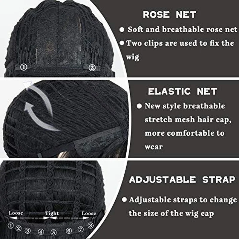 Synthetic Black Wavy Wigs with Bang for Women with Bangs Fit Your Face Long Heat Resistant Breathable Cap None Lace Front Wig 
Synthetic Black Wavy Wigs with Bang for Women with Bangs Fit Your Face Long Heat Resistant Breathable Cap None Lace Front Wig