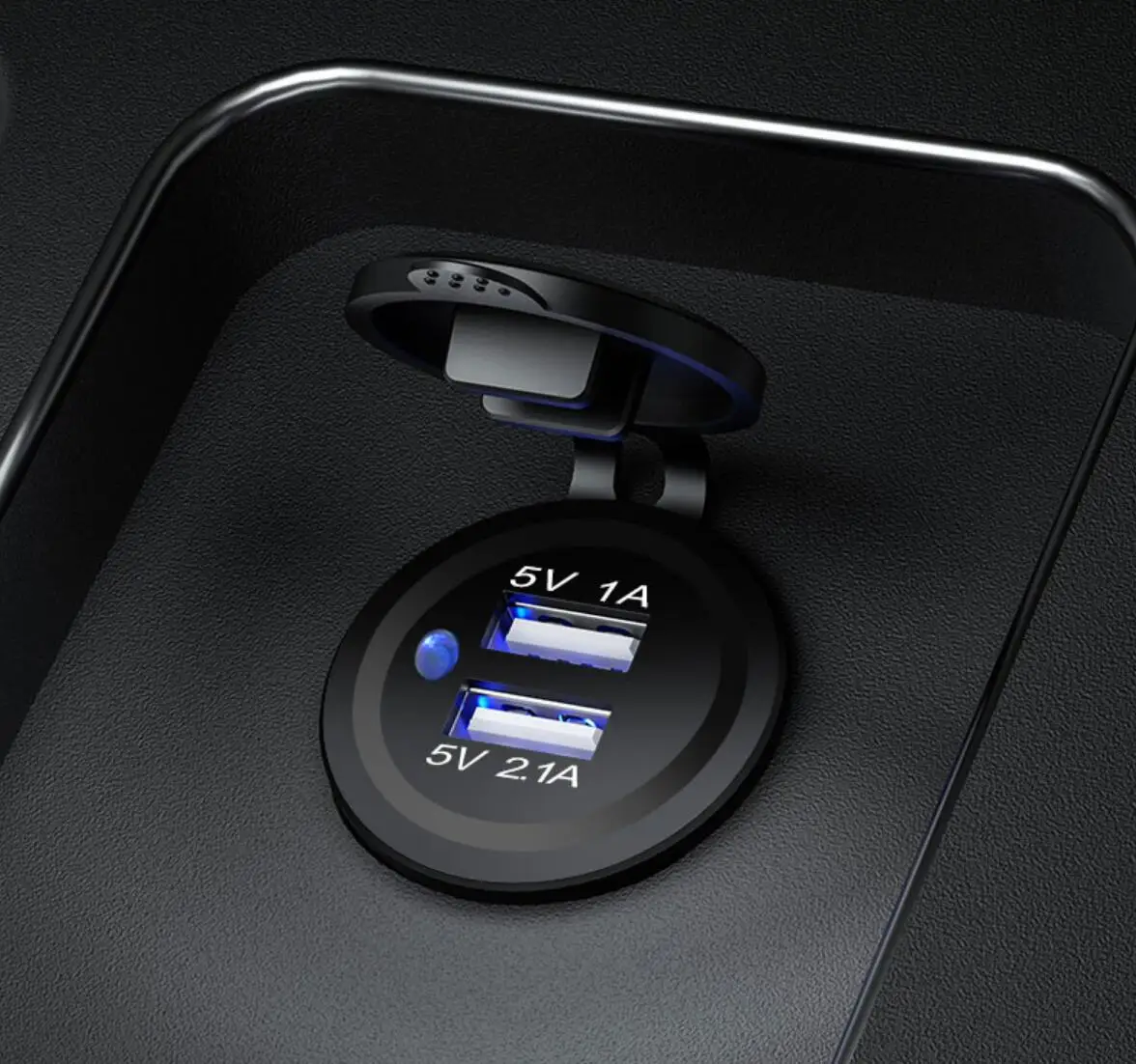 Автомобильное зарядное устройство USB светодиодный адаптер для Land Rover LR4 LR3 LR2 Range