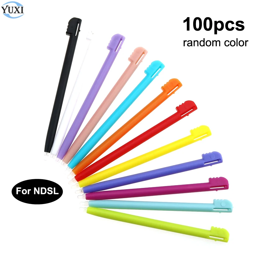 Фото YuXi 100 шт случайный цвет сенсорного стилуса ручка для NAND DS Lite DSL NDSL пластиковые