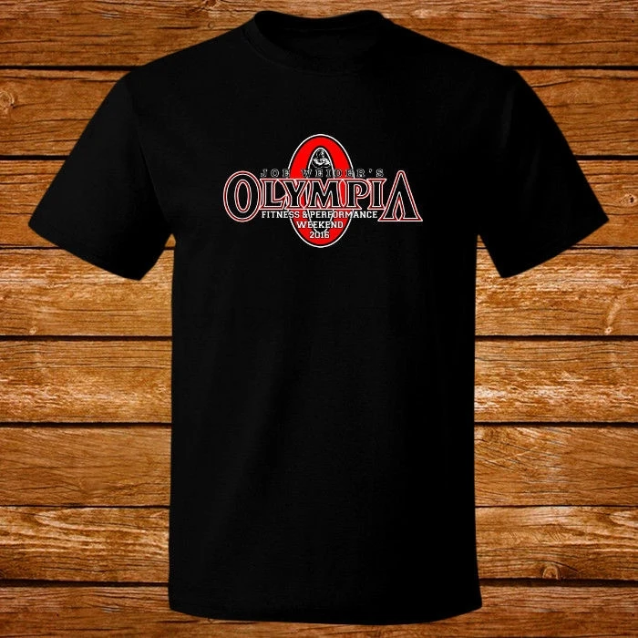 Лидер продаж Футболка Mr Olympia для бодибилдинга и фитнеса Мужская футболка летняя с