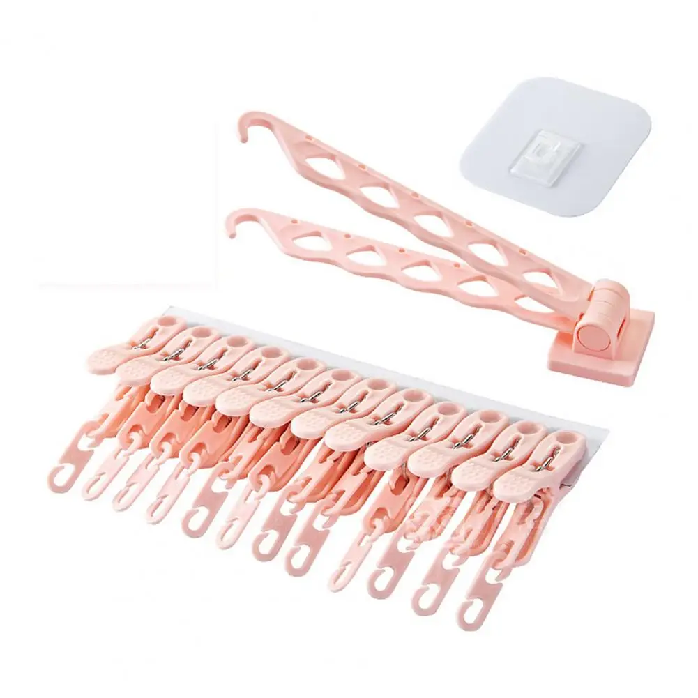 Movable Multi-function Hanger Household Clothespin Underwear Socks Drying Rack 
Movable Multi-function Hanger Household Clothespin Underwear Socks Drying Rack