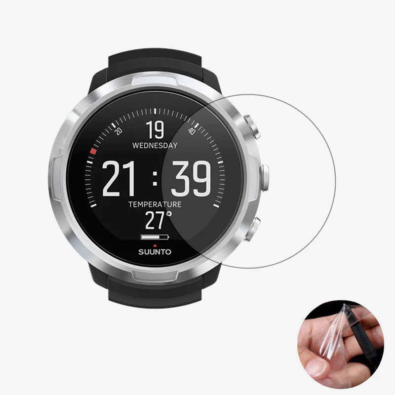 

2pcs TPU Soft Clear Protective Film Guard For Suunto D5 Diving Watch GPS Sport Smartwatch Screen Protector Cover (Not Glass)