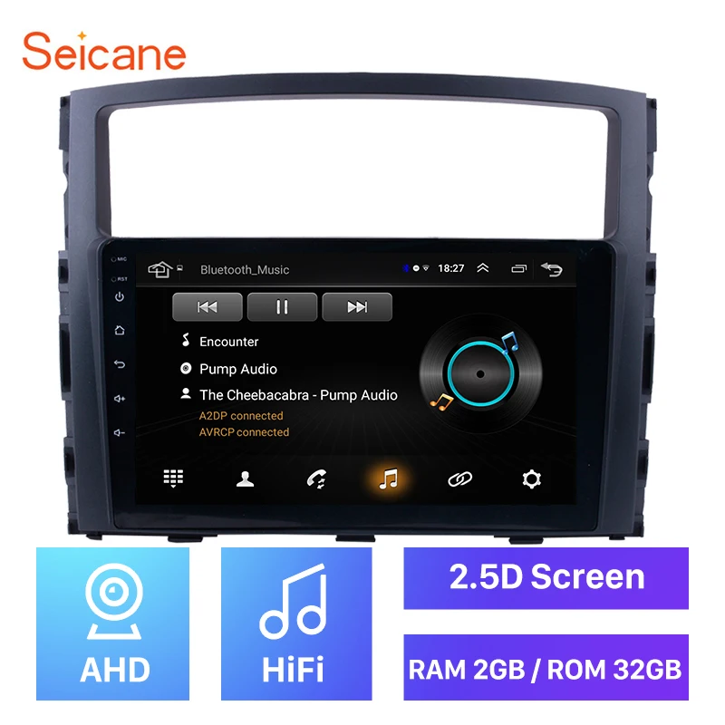 Seicane 2GB RAM Android 8.1 2Din car Radio GPS Car Multimedia player For Mitsubishi PAJERO V97/V93 2006 2007 2008-2012 2013
Seicane 2GB RAM Android 8.1 2Din car Radio GPS Car Multimedia player For Mitsubishi PAJERO V97/V93 2006 2007 2008-2012 2013