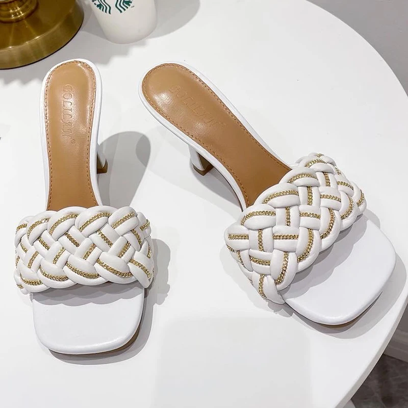 Women Sandals Slippers 2021 Fashion High Heels Weave Women Pumps Shoe Women Summer Shoes For Women Footwear Shoes High-Heeled
Women Sandals Slippers 2021 Fashion High Heels Weave Women Pumps Shoe Women Summer Shoes For Women Footwear Shoes High-Heeled