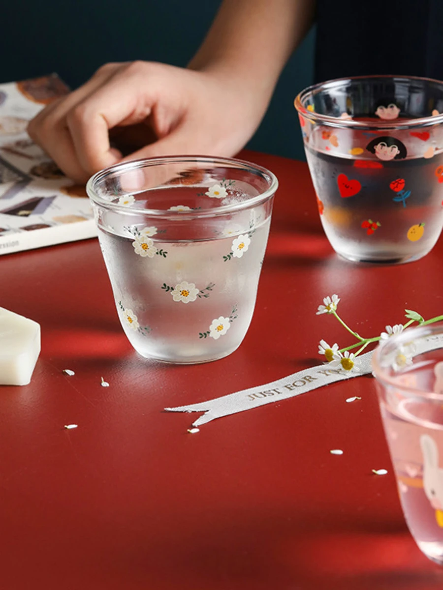 Korean Cute Glass Cups Heat Resistant Coffee Water Milk Modern Tea Glass Cups Travel Juice Verres Pour Boire Drinkware DE50BL
Korean Cute Glass Cups Heat Resistant Coffee Water Milk Modern Tea Glass Cups Travel Juice Verres Pour Boire Drinkware DE50BL