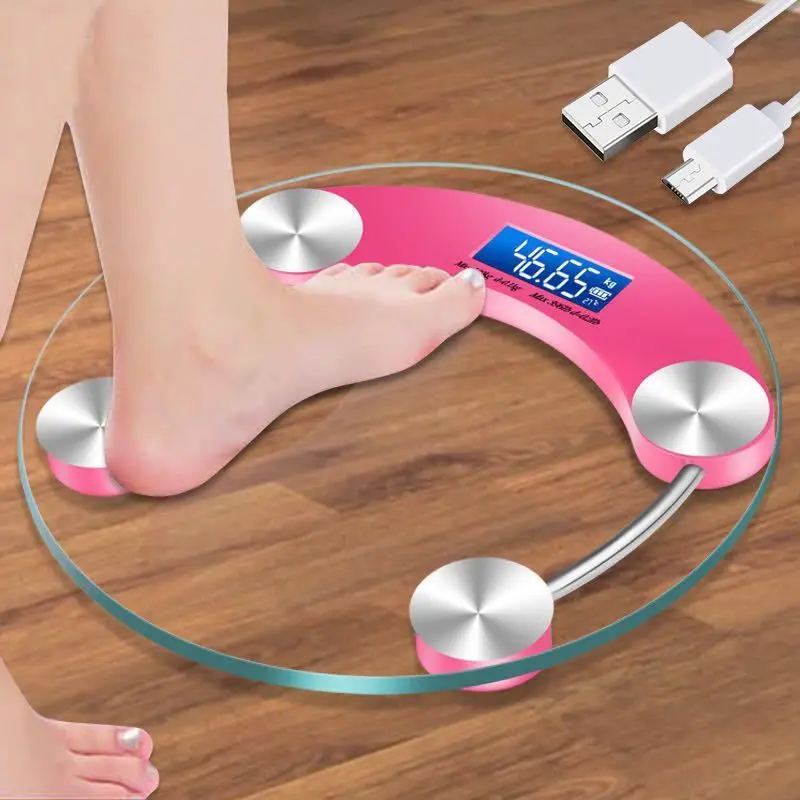 

Электронные весы с USB-зарядкой, точный бытовой прибор для взвешивания и потери веса для взрослых
