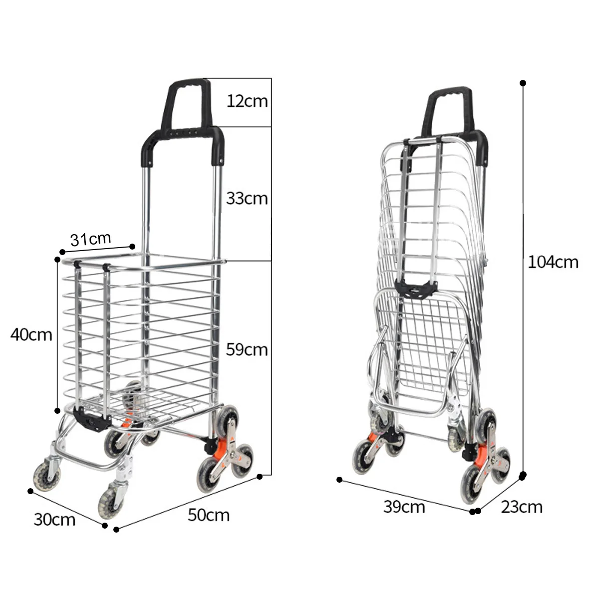 8 Wheels Shopping Carts Trolley Aluminium Foldable Luggage With Wheels Folding Basket Trailer Removable Waterproof Canvas Bag
8 Wheels Shopping Carts Trolley Aluminium Foldable Luggage With Wheels Folding Basket Trailer Removable Waterproof Canvas Bag