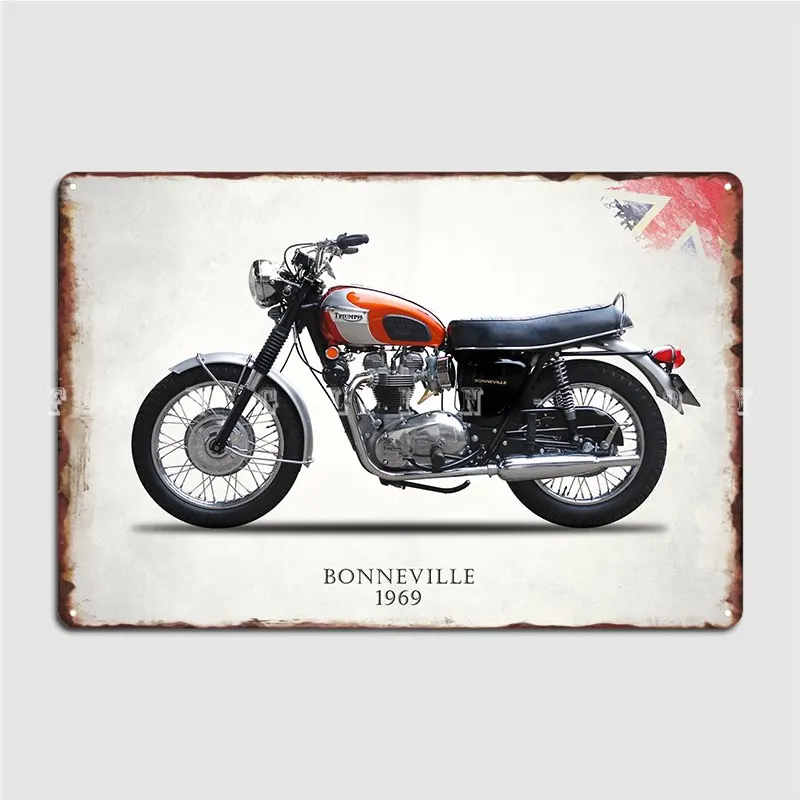 Bonneville T120 1969 металлический плакат на стену кухни, украшение для гаража, оловянные плакаты
Bonneville T120 1969 металлический плакат на стену кухни, украшение для гаража, оловянные плакаты