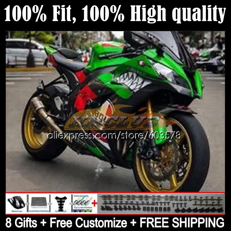 Injection Body For KAWASAKI NINJA ZX-10R 124CL.0 ZX 10R 10 R 1000CC ZX10R 08 09 10 ZX1000 C 2008 2009 2010 Fairing Shark Green
Injection Body For KAWASAKI NINJA ZX-10R 124CL.0 ZX 10R 10 R 1000CC ZX10R 08 09 10 ZX1000 C 2008 2009 2010 Fairing Shark Green