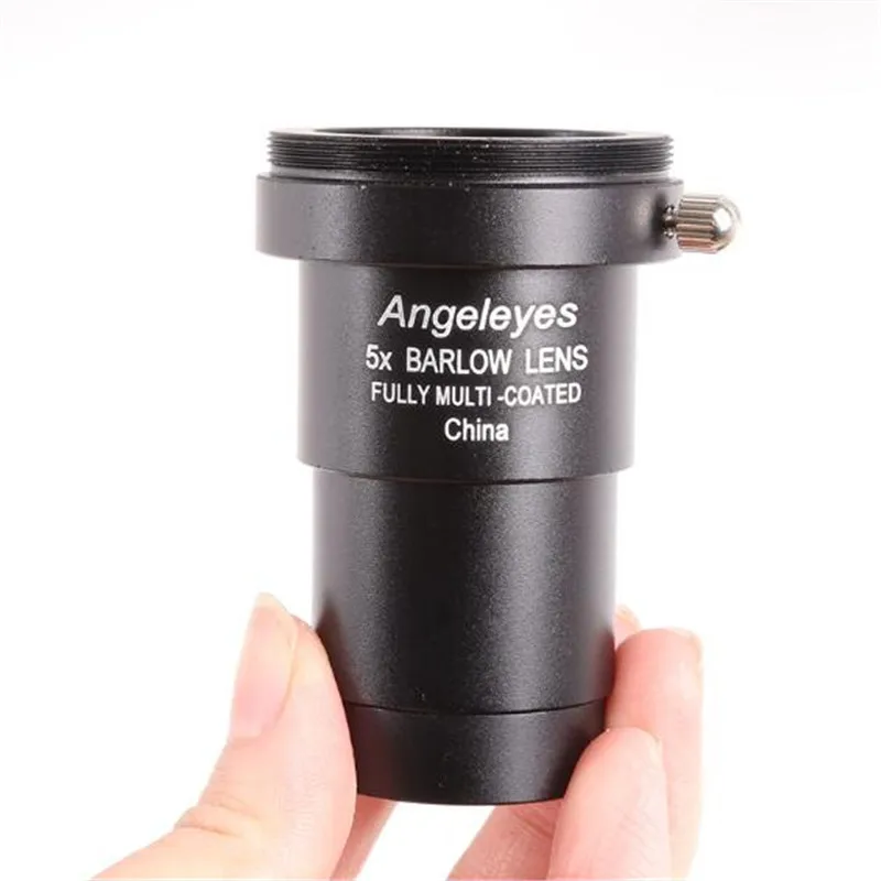 Angeleyes Metal 3x/5X Extender Telescope Double Universal Barlow Lens to Contact 1.25 Inches 31.7mm Eyepiece AngeleyesBlack | Инструменты