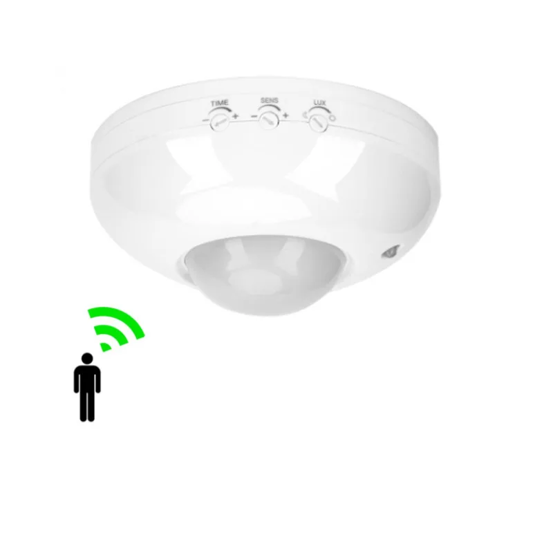 High Sensitivety 360 degree Automatic Ceiling infrared PIR Motion Sensor Switch led light motion sensor 220v AC 6m max
High Sensitivety 360 degree Automatic Ceiling infrared PIR Motion Sensor Switch led light motion sensor 220v AC 6m max