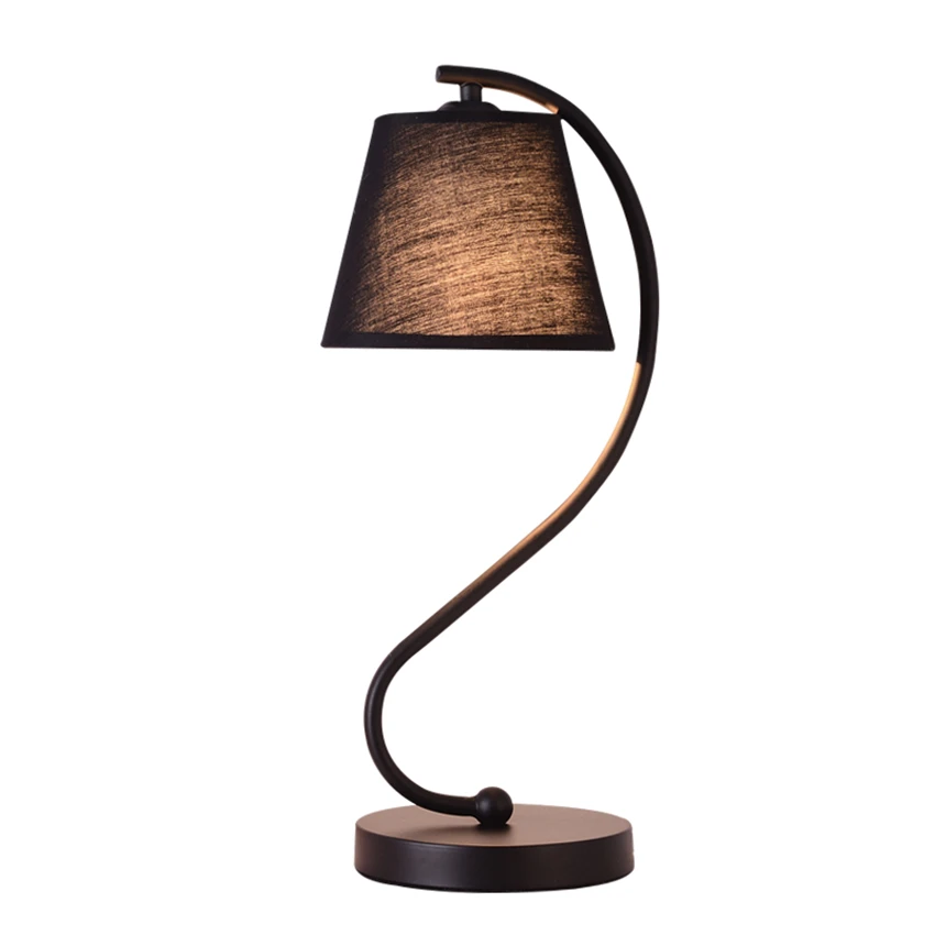 Nordic curved iron pipe table lamps bedroom bedside living room desk children's dormitory study eye protection table lights
Nordic curved iron pipe table lamps bedroom bedside living room desk children's dormitory study eye protection table lights