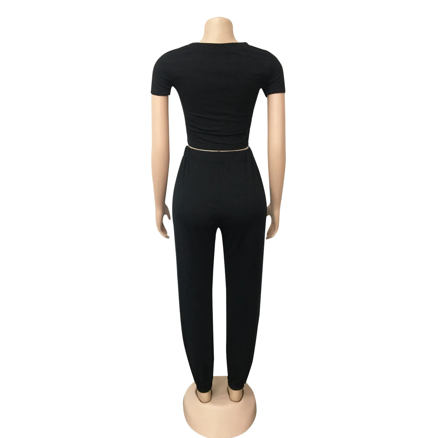 Bow Solid Color Letter Print T-Shirt & Pants New Summer Hot Style European and American Women Outfits Two Piece Suit
Bow Solid Color Letter Print T-Shirt & Pants New Summer Hot Style European and American Women Outfits Two Piece Suit