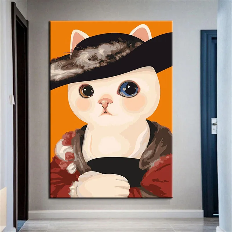 100% Hand Painted Cat Oil Painting Animal Abstract Wall Pictures Canvas Art Wall Decoration Home Wall Art Large Size Frameless
100% Hand Painted Cat Oil Painting Animal Abstract Wall Pictures Canvas Art Wall Decoration Home Wall Art Large Size Frameless