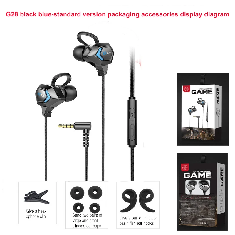 Wired Gaming Headset Gamer Earphone Bass Noise Reduction Sport Headphones With Microphone Mic Volume Control PC Earphones For CS
Wired Gaming Headset Gamer Earphone Bass Noise Reduction Sport Headphones With Microphone Mic Volume Control PC Earphones For CS