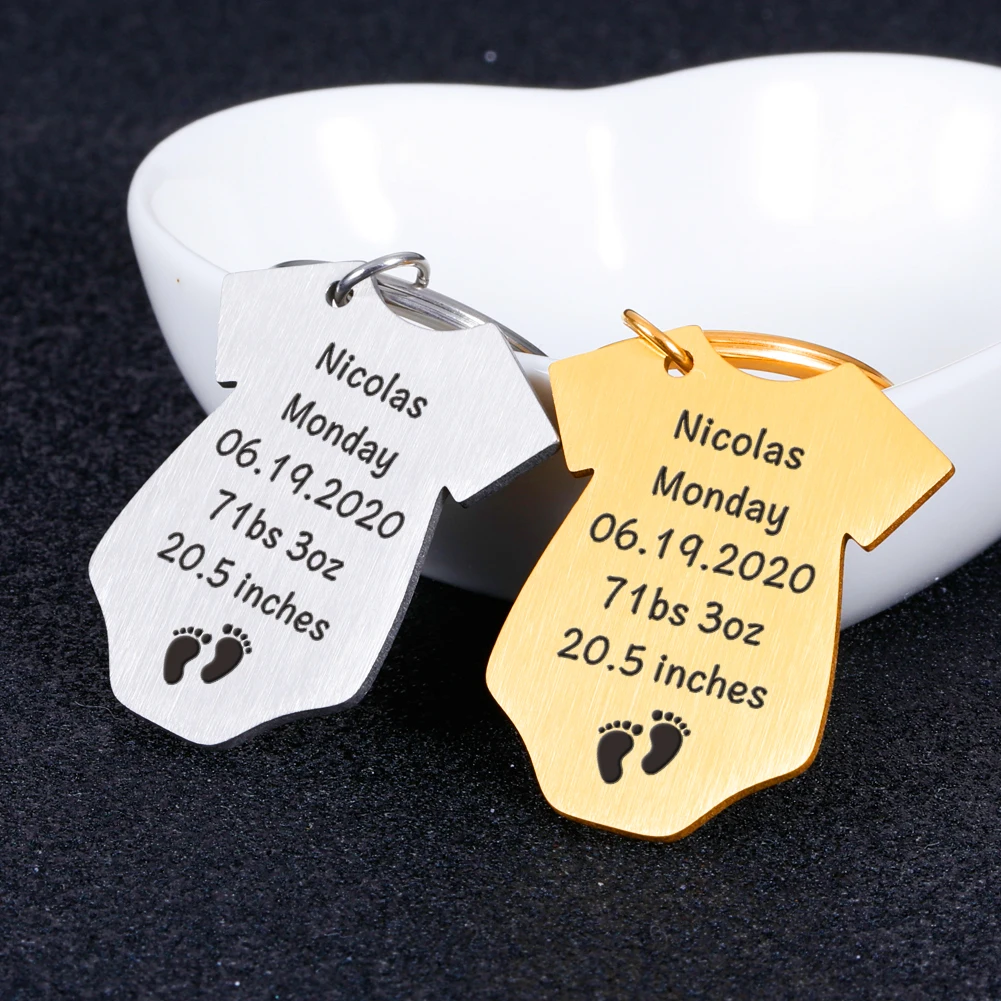 Lovely Personalized Baby Boys Girls Keychain Name Birth Weight Height For Newborn Commemorate New Mom Dad Gift Keyring
Lovely Personalized Baby Boys Girls Keychain Name Birth Weight Height For Newborn Commemorate New Mom Dad Gift Keyring