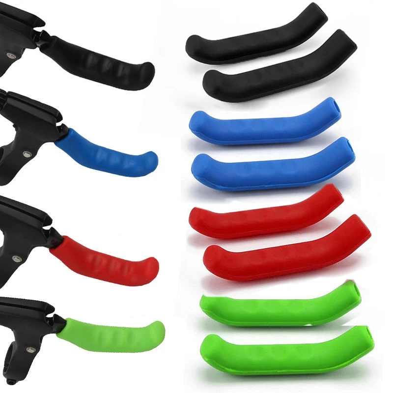 

2 *Mountain Bike Bicycle Handlebar Grip Brake Lever Silicone Cover Protector For Shimano FR5 Litepro Anti-skid Bicycle Parts