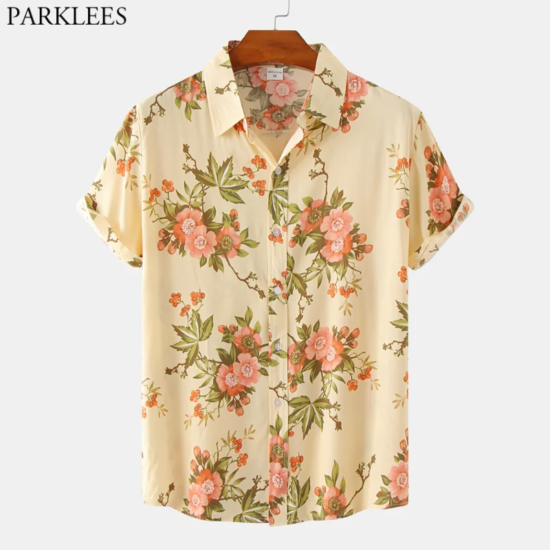 Yellow Hawaiian Floral Shirt Men 2022 Summer New Short Sleeve Quick Dry Beach Trip Shirt Casual Holiday Aloha Party Shirt M-3XL
Yellow Hawaiian Floral Shirt Men 2022 Summer New Short Sleeve Quick Dry Beach Trip Shirt Casual Holiday Aloha Party Shirt M-3XL