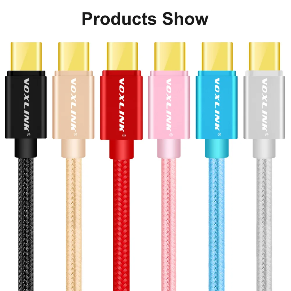 VOXLINK Hi-Speed USB Type C Cable USB-C Male to USB-C Male Charger Data Type-C Cable for MacBook Nexus 5X/6P Oneplus 2 3 ZUK Z1
VOXLINK Hi-Speed USB Type C Cable USB-C Male to USB-C Male Charger Data Type-C Cable for MacBook Nexus 5X/6P Oneplus 2 3 ZUK Z1