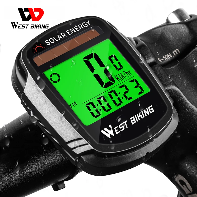 BIKING Solar Powered Bike Computer Wireless Waterproof Bicycle Speedometer Odometer Automatic Wake-up Bicycle Computer
BIKING Solar Powered Bike Computer Wireless Waterproof Bicycle Speedometer Odometer Automatic Wake-up Bicycle Computer