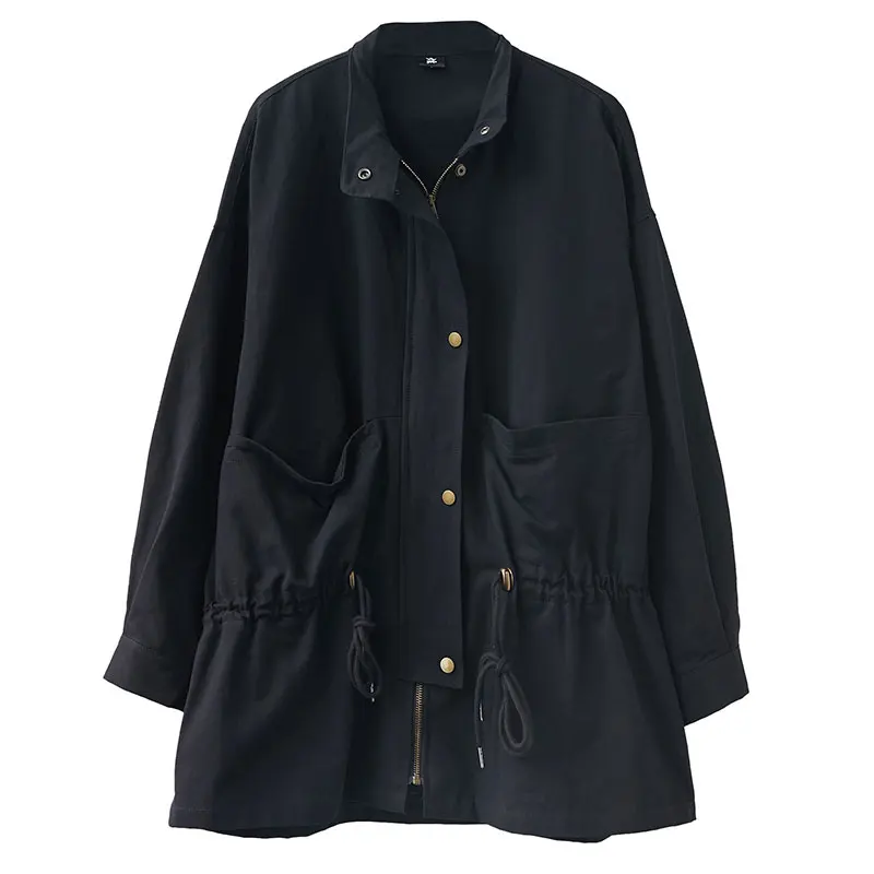 BIG SIZE Autumn Wniter Women Fashion Solid Color Outerwear Lady Female Plus Large Long Sleeve Drawstring Loose Jacket Suit Coat
BIG SIZE Autumn Wniter Women Fashion Solid Color Outerwear Lady Female Plus Large Long Sleeve Drawstring Loose Jacket Suit Coat