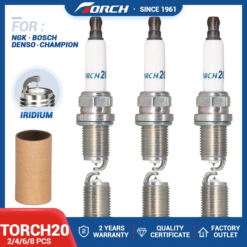 2-8PCS China Original Spark Plugs TORCH20 (K7RTI-T) Iridium Candle for Cars Energy-Saving and Powerful Engine with Long Lifetime
2-8PCS China Original Spark Plugs TORCH20 (K7RTI-T) Iridium Candle for Cars Energy-Saving and Powerful Engine with Long Lifetime