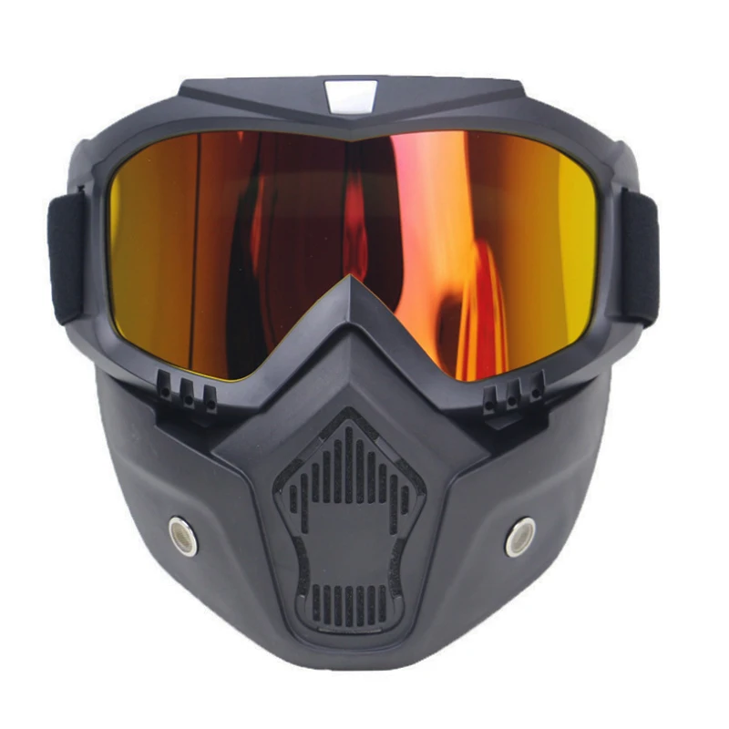 Ski Bike Motorcycle Face Mask Goggles Motocross Motorbike Motor Open Face Detachable Goggle Helmets Vintage Glasses Universal
Ski Bike Motorcycle Face Mask Goggles Motocross Motorbike Motor Open Face Detachable Goggle Helmets Vintage Glasses Universal