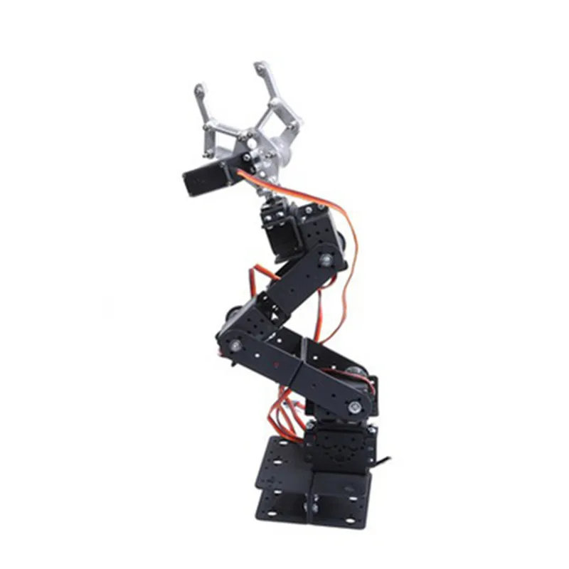 

1set DIY 6 DOF 3D Rotating Metal Mechanical Manipulator Robot Arm Kit For Smart Car Arduino Robot Parts Teaching Platform