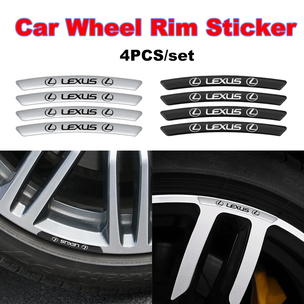 3D Aluminum Car Wheels Rim Stickers Decals For Lexus RX300 RX330 RX350 IS250 LX570 Is200 CT200h F sport ES LS IS GS LC RC GC RX
3D Aluminum Car Wheels Rim Stickers Decals For Lexus RX300 RX330 RX350 IS250 LX570 Is200 CT200h F sport ES LS IS GS LC RC GC RX