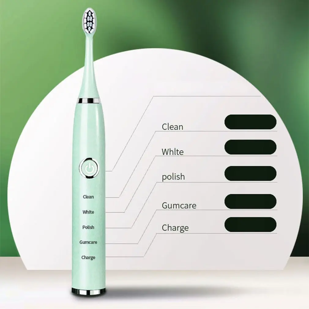 Automatic Sonic Electric Toothbrush Smart Timer Replaceable Ipx7 Waterproof Toothbrush Rechargeable Soft Fur Toothbrush 
Automatic Sonic Electric Toothbrush Smart Timer Replaceable Ipx7 Waterproof Toothbrush Rechargeable Soft Fur Toothbrush