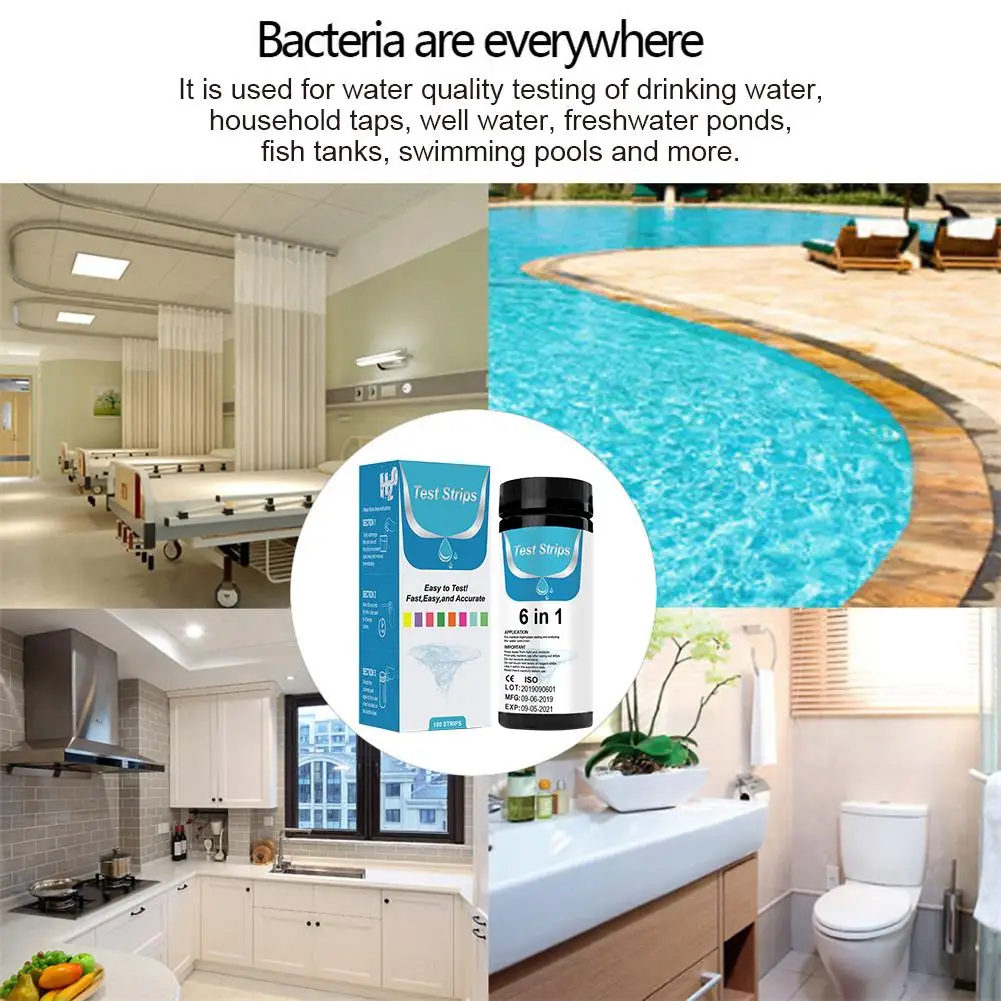 50 PCSFish Tank Test Strip Pool PH Test Strip Water Quality Test Strips Aquarium Test Paper For Testing PH Level 6-In-1
50 PCSFish Tank Test Strip Pool PH Test Strip Water Quality Test Strips Aquarium Test Paper For Testing PH Level 6-In-1