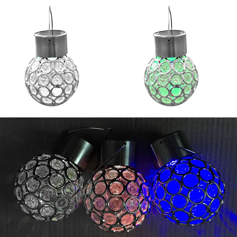 Auto On Off Hanging 1.2V 0.06W Color Changing Solar Powered Crystal Garden Decor Ball Shape Yard Pathway Led Light
Auto On Off Hanging 1.2V 0.06W Color Changing Solar Powered Crystal Garden Decor Ball Shape Yard Pathway Led Light