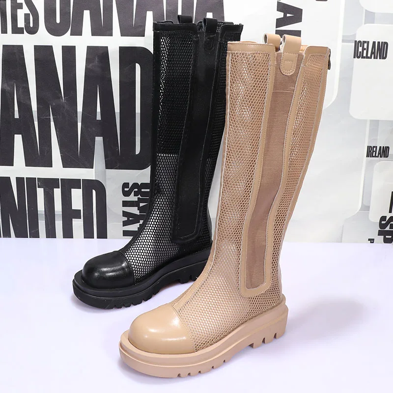 Woman Military Boots Girls Mesh Ankle Shoes Women Real Leather Platform Flats Ladies Chelsea Boots Female Brand Motorcycle Boots
Woman Military Boots Girls Mesh Ankle Shoes Women Real Leather Platform Flats Ladies Chelsea Boots Female Brand Motorcycle Boots
