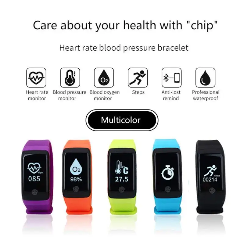 ONEMIX Men Smart Braclet Step Counter Time Reminder Bluetooth Wristband Running Accessory Blood Pressure Monitor
ONEMIX Men Smart Braclet Step Counter Time Reminder Bluetooth Wristband Running Accessory Blood Pressure Monitor