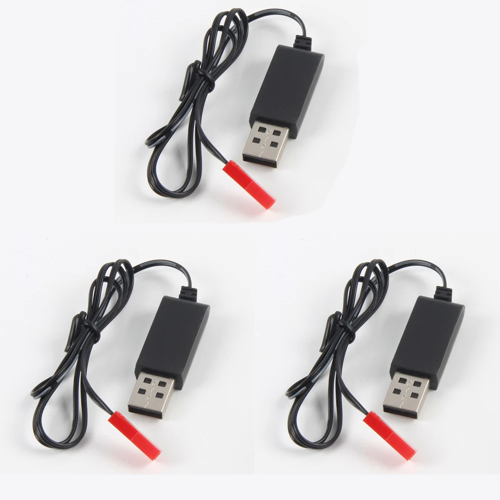 3PCS JST Plug Charger 3.7V USB Charger Cable Spare Part for RC Drone Quadcopter Helicopter Robot Car Accessory
3PCS JST Plug Charger 3.7V USB Charger Cable Spare Part for RC Drone Quadcopter Helicopter Robot Car Accessory