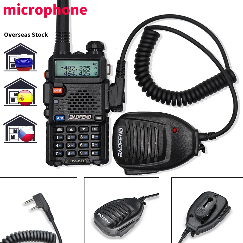 100% оригинальная рация Baofeng, микрофон, динамик, микрофон, PTT для UV-5R Pro UV 5R BF-888S UV 82 H7, аксессуары для двусторонней радиосвязи
100% оригинальная рация Baofeng, микрофон, динамик, микрофон, PTT для UV-5R Pro UV 5R BF-888S UV 82 H7, аксессуары для двусторонней радиосвязи